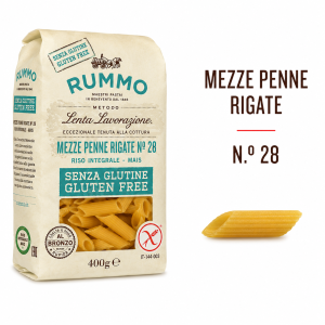 RUMMO MEZZE PENNE RIGATE 28 S/GLUTEN 400G