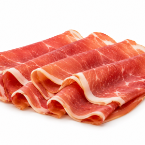 PROSCIUTTO CRUDO REBANADO 100G
