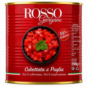 POLPA CUBETTI 2.5 KG ROSSO GARGANO