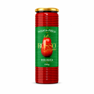 PASSATA POM IN BOT BIOLOGICA 690 ROSSO GARGANO